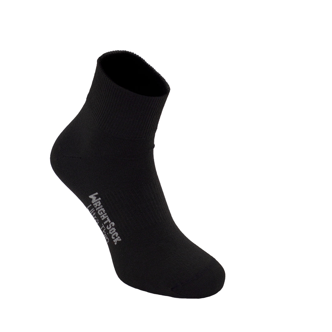 Ultra Thin, Single Layer, Quarter, Black.