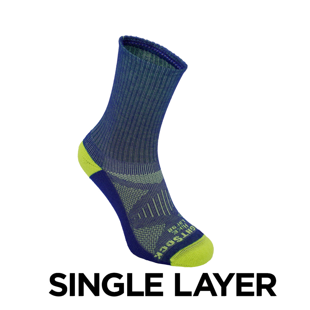 Header image for Kids Hike, Crew Length, Blue Lemon.