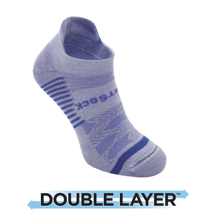 Serenity blue double layer socks