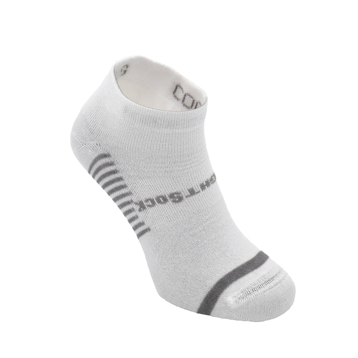CoolMesh II Low Quarter, White Grey, socks.