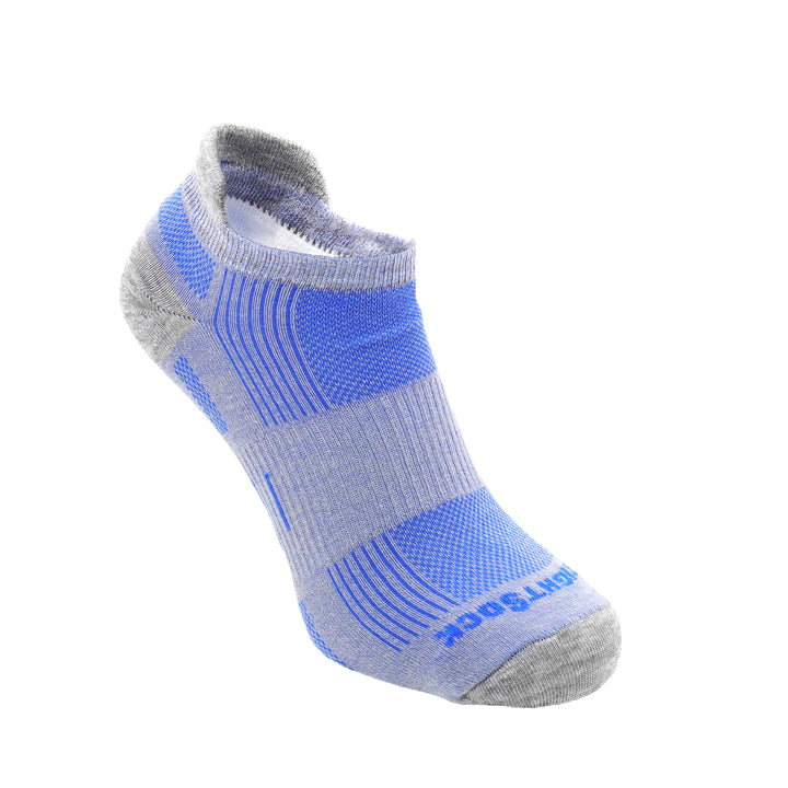 Run, Double Layer, Tab, Light Grey/Blue anti-chafing socks