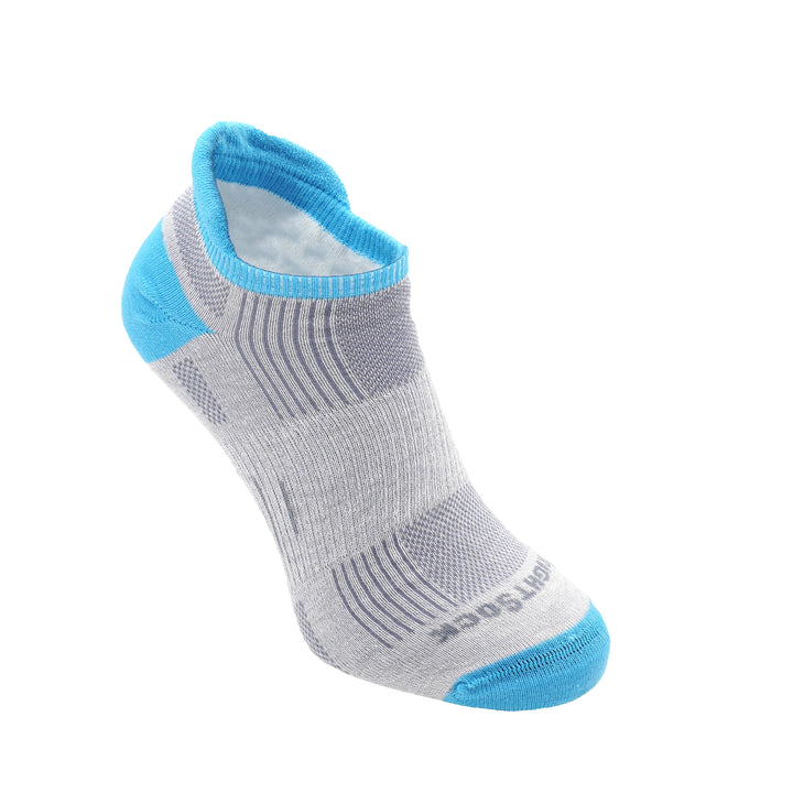 Run, Double Layer, Tab, Grey Scuba men's anti-friction socks