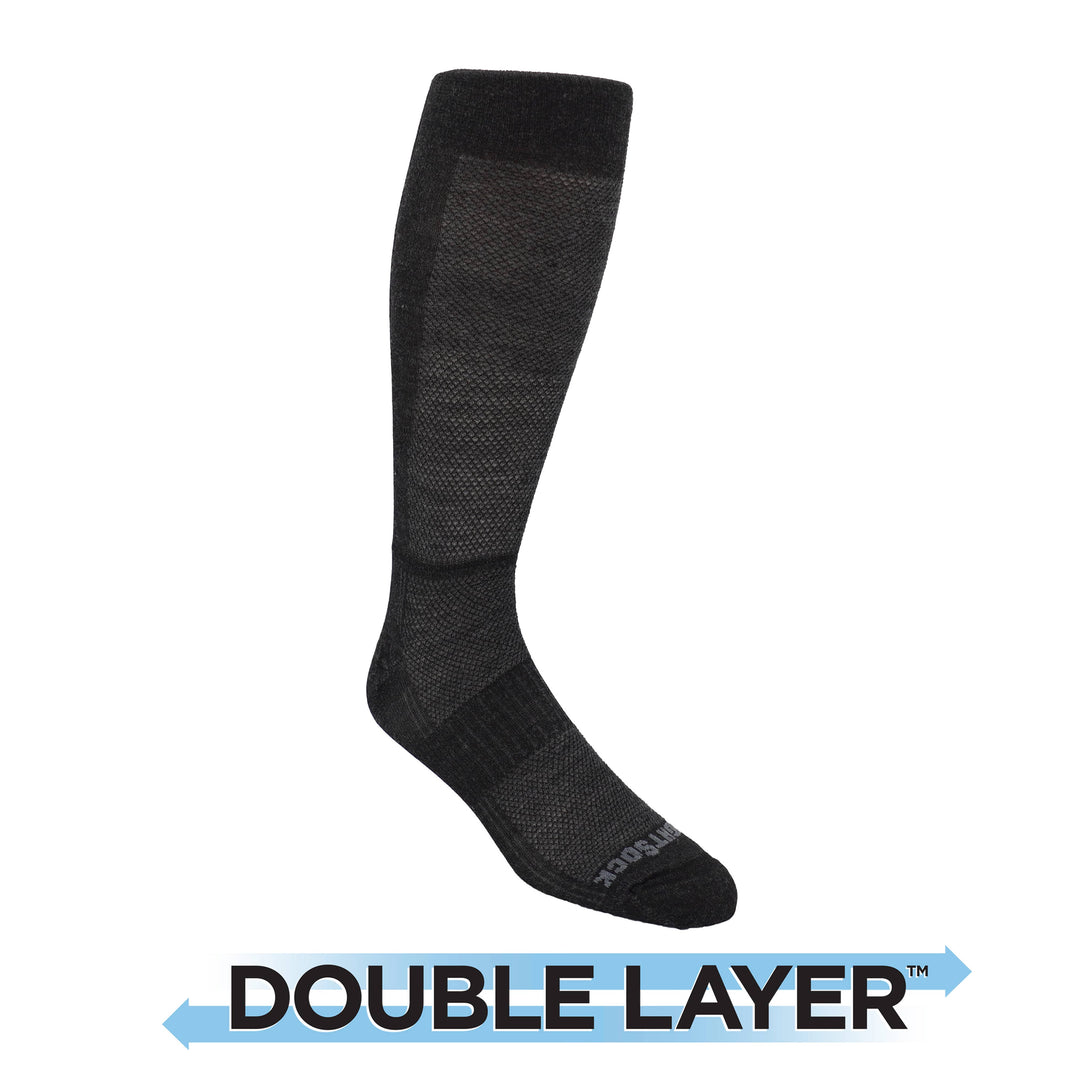 CoolMesh II, Black Grey, Over the Calf (Double Layer).