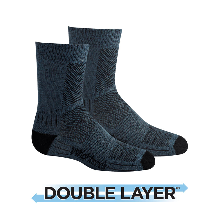 Kids CoolMesh, Double Layer, Crew, Grey socks.