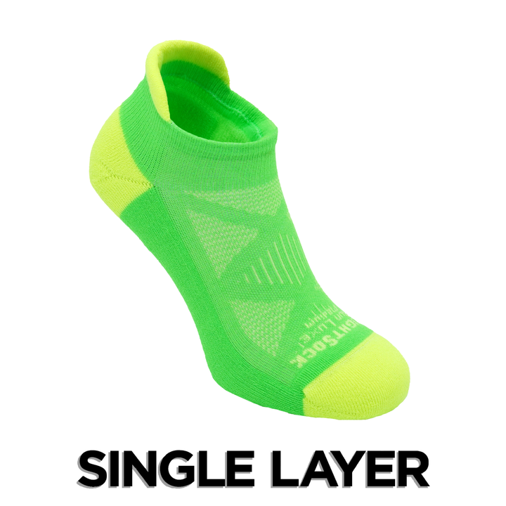 Run Luxe Single Layer Tab Wrightsock
