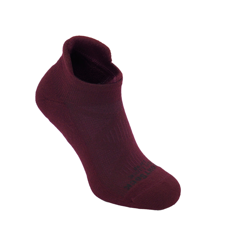 Run Luxe, Single Layer, Tab, Maroon.