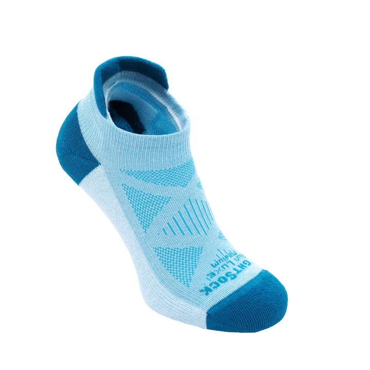 Run Luxe, Single Layer, Tab, Turquoise.