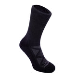 Run Luxe socks, Crew length, black.