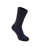 Merino Trail, Crew length, Grey Blue.