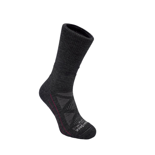 Merino Trail, Crew length, Grey White.
