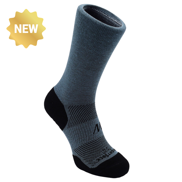 Racer, Crew Length, Grey sock