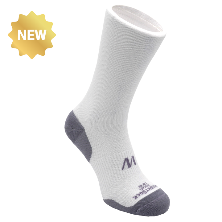 Racer, Crew Length, White sock