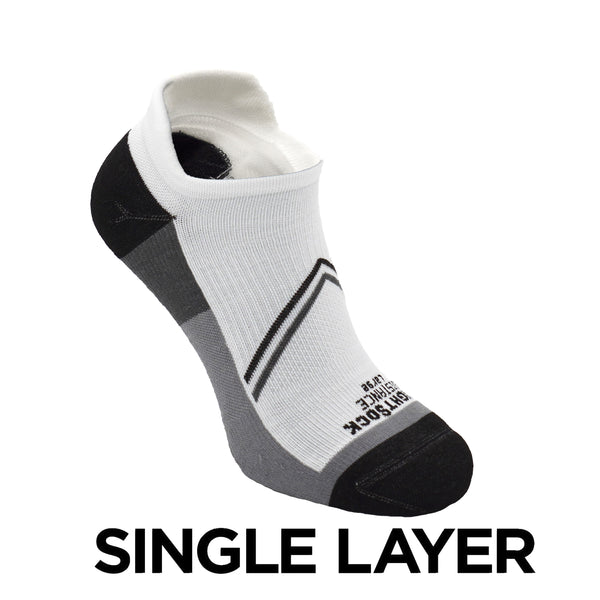 Distance Single-Layer Tab Socks – Comfortable & Light | Wrightsock