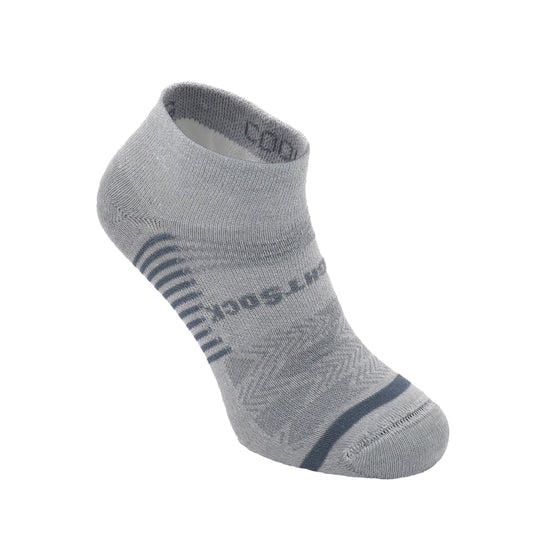 CoolMesh II Low Quarter, Cloud Grey, socks.
