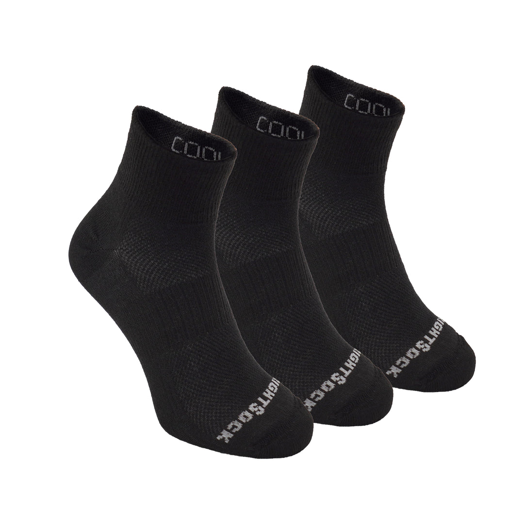 Coolmesh II - Quarter Length - 3 Pair Pack - Anti Blister System - Wrightsock