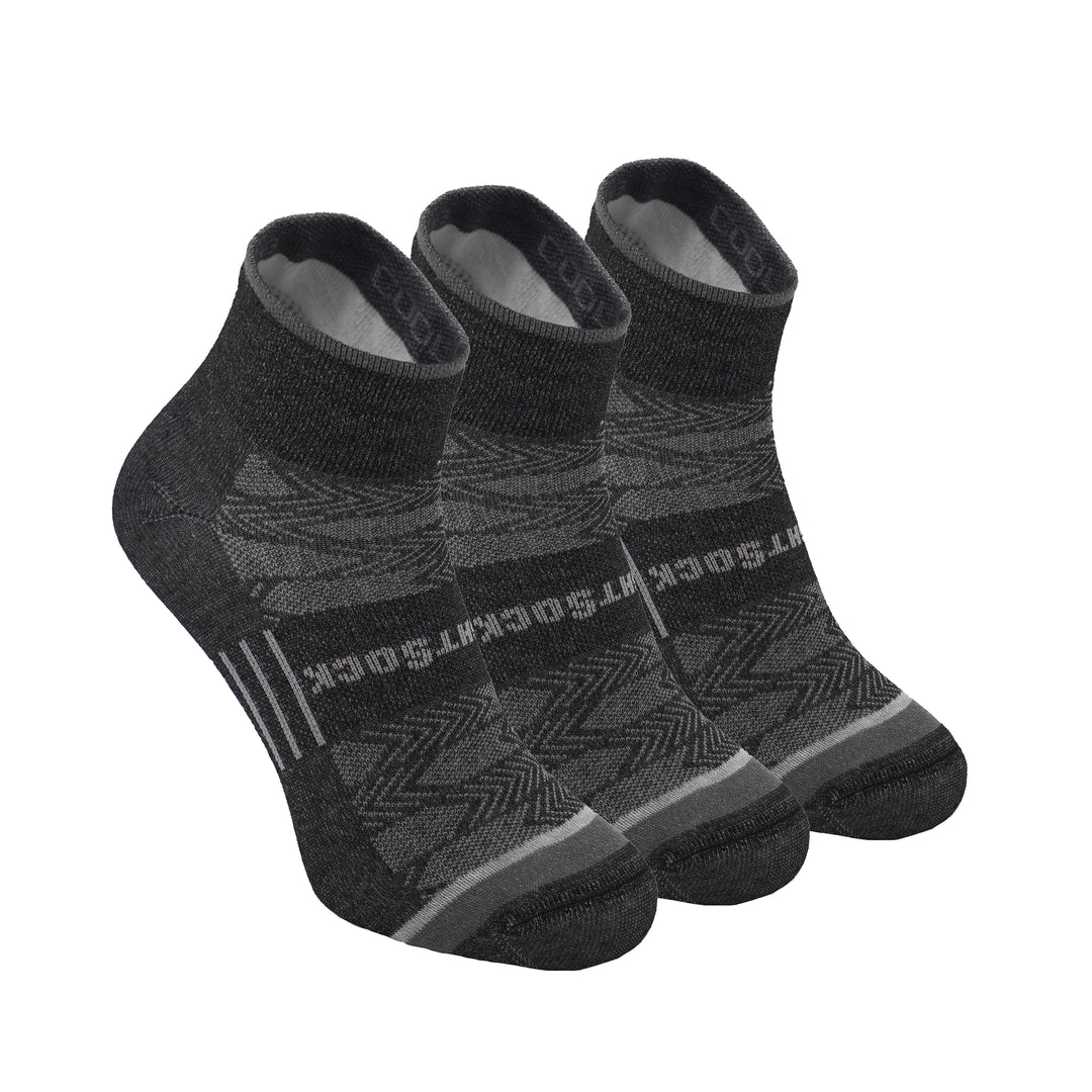 Coolmesh II - Quarter Length - 3 Pair Pack - Anti Blister System - Wrightsock