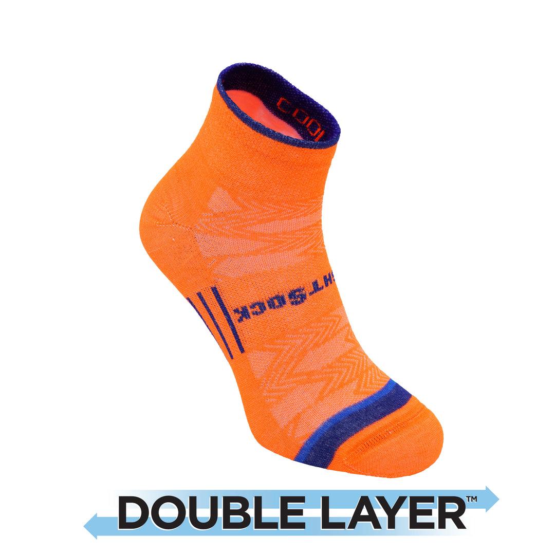 Coolmesh II - Quarter Length - Tango Tide - Anti Blister System Wrightsock