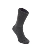 Merino CoolMesh, Crew, Charcoal Black anti-chafing hiking socks