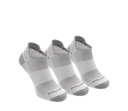 Grey Marl Run Tab 3 Pack