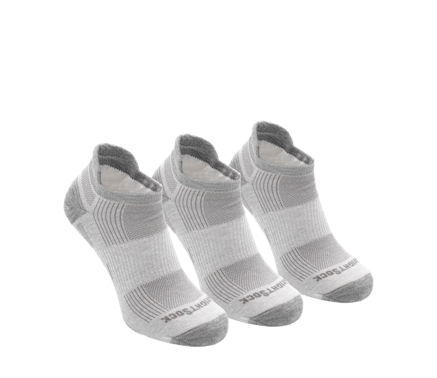 Grey Marl Run Tab 3 Pack
