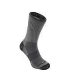 Merino Escape, Crew Length, Charcoal Grey anti-chafing socks