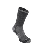 Merino Escape, Crew Length, Grey Smoke anti-friction hiking socks
