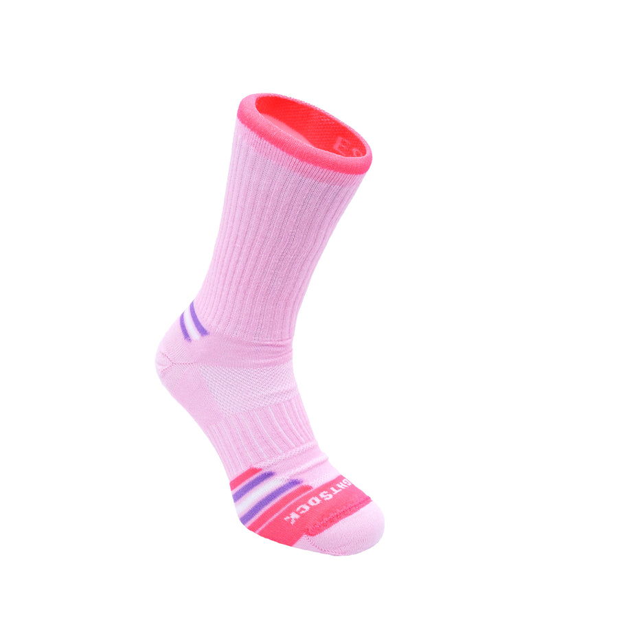 Escape style, Crew height, Blush Pink sock.