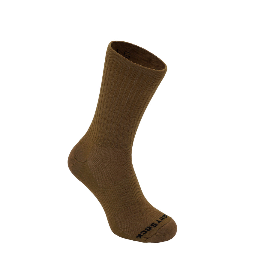 Escape, Crew, Coyote Brown socks.