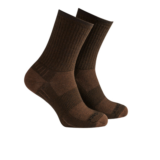 Hike Crew anti-blister socks, brown.