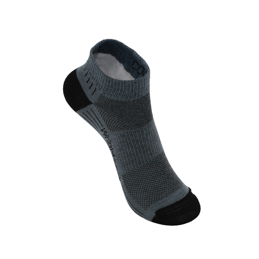 Kids CoolMesh, Double Layer, Lo Quarter, Grey socks.