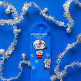 Blue Snowman