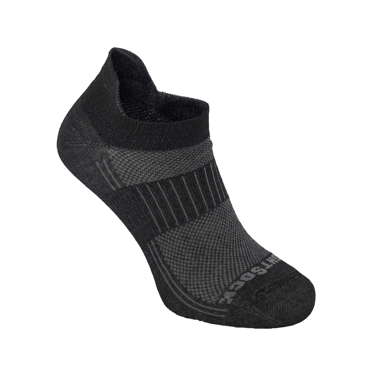 Sportsocken Grau Wrightsock Profi Sportsocke In Hellgrau Schwarz Coolmesh II Sportsocken Für Jogging Grau-schwarz