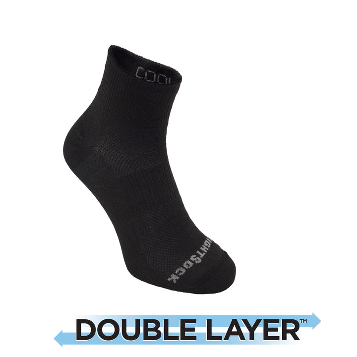CoolMesh two, Quarter, Double Layer, Black.