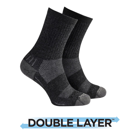 Hike Crew anti-blister socks, charcoal