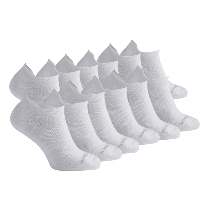 Coolmesh 6 pack white socks